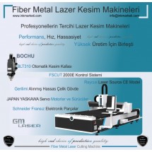 GM-F Luxury Model Fiber Metal Lazer Kesim Makinesi